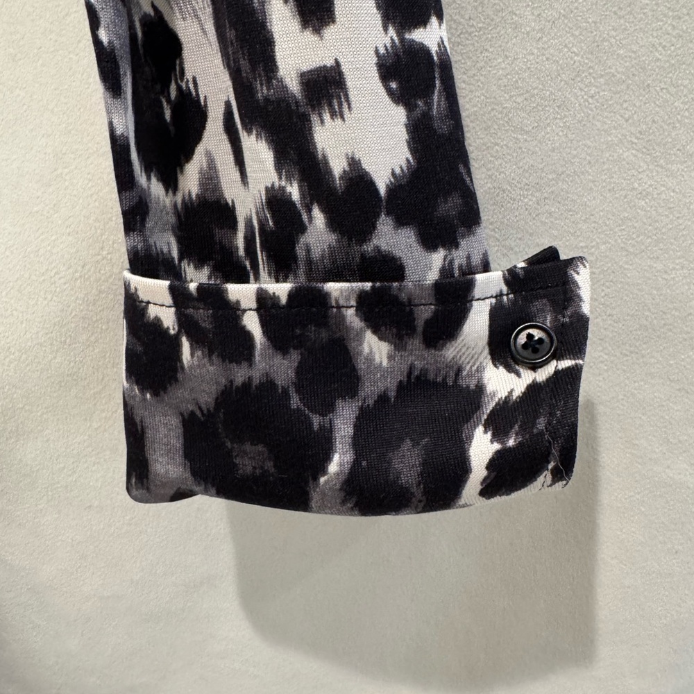 Diane Von Furstenburg Silk Jersey Leopard Print Wrap Dress - Picture 6 of 10